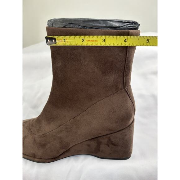 New Aerosoles Women's Anouk Mid Calf Boot Brown Faux Suede Size 7.5 - Picture 10 of 13